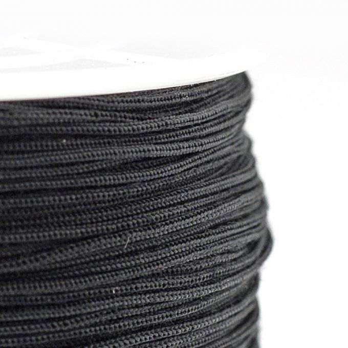 Fil polyester  Ø 0.5/0.6mm noir