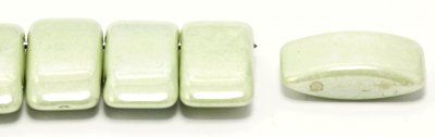 10 perles Carrier bead de Bohème  9x17mm Light Green Luster