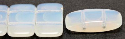 10 perles Carrier bead de Bohème  9x17mm  Crystal transparent matt