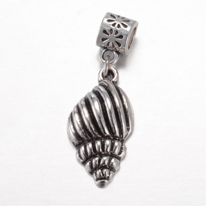 Pendentifs pour bracelet type Pandora Conque