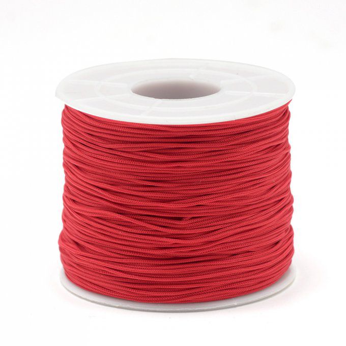 Fil polyester  Ø 0.5/0.6mm rouge