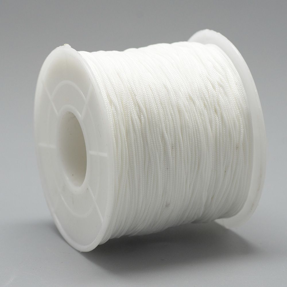 Fil polyester  Ø 0.4/0.5mm blanc