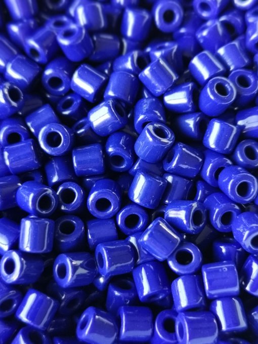 Preciosa  Rola  6.2mm   couleur opaque dark blue  (x20g)