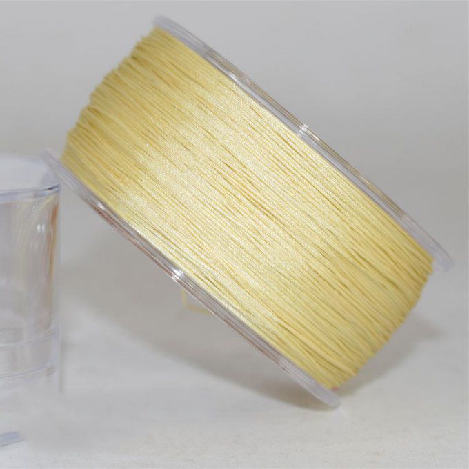 Fil nylon  Ø 0.4mm  or pâle  180m 