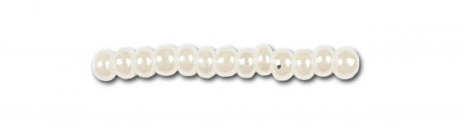 Rocaille Preciosa  11/0  White ceylon  (x20g)