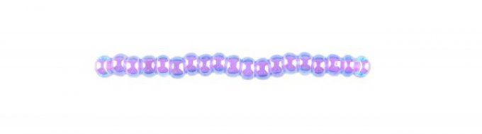 Rocaille Preciosa  11/0  Purple lined aqua (x20g)  