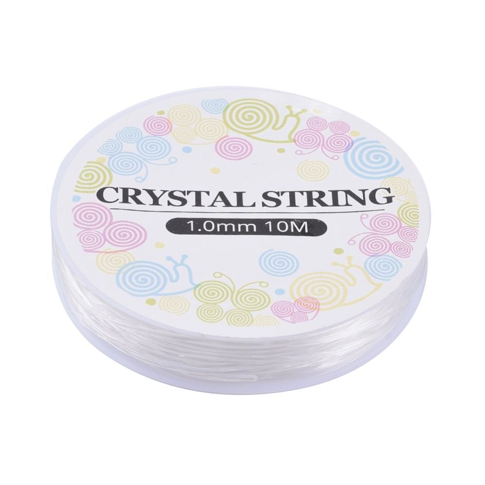 Cordon élastique Cristal  Ø 1mm  blanc  10m   (x1)