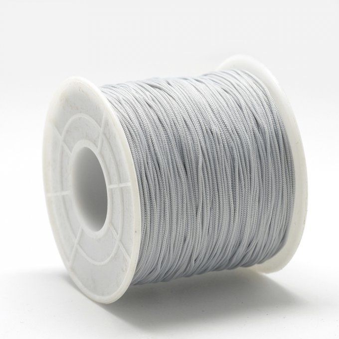 Fil polyester  Ø 0.5/0.6mm gris clair