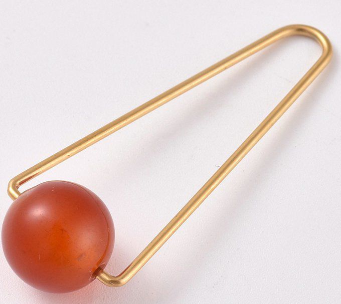 Pince (clip) en fil inox 304 pour accroche perles ,pierres ou accessoires