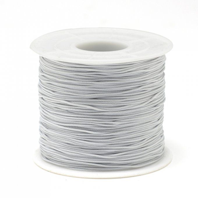 Fil polyester  Ø 0.5/0.6mm gris clair