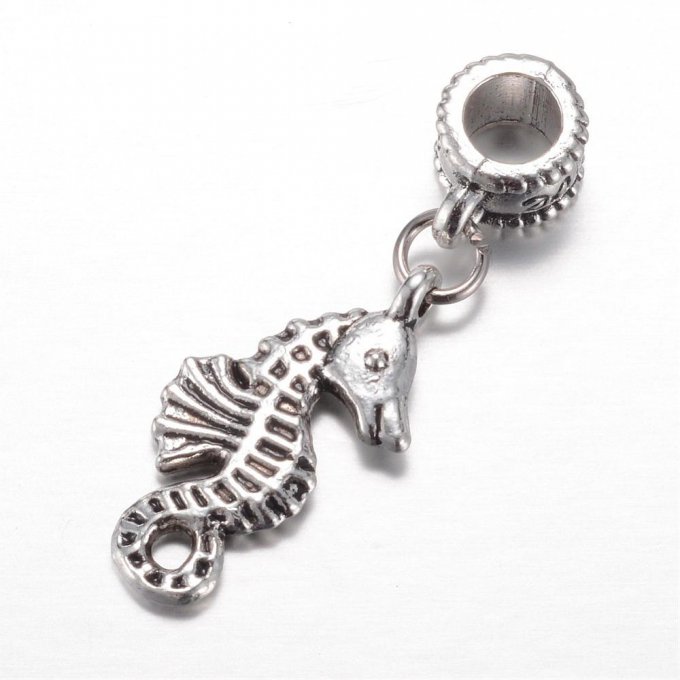 Pendentifs pour bracelet type Pandora Hippocampe