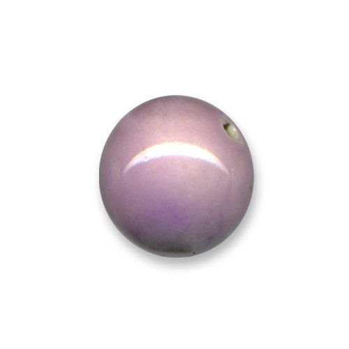 Perle céramique ronde  Ø 20mm  lilas