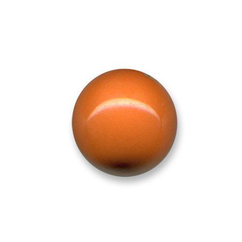 Perle céramique ronde  Ø 20mm  orange