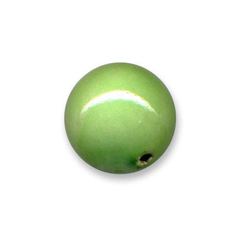 Perle céramique ronde  Ø 20mm  pistache
