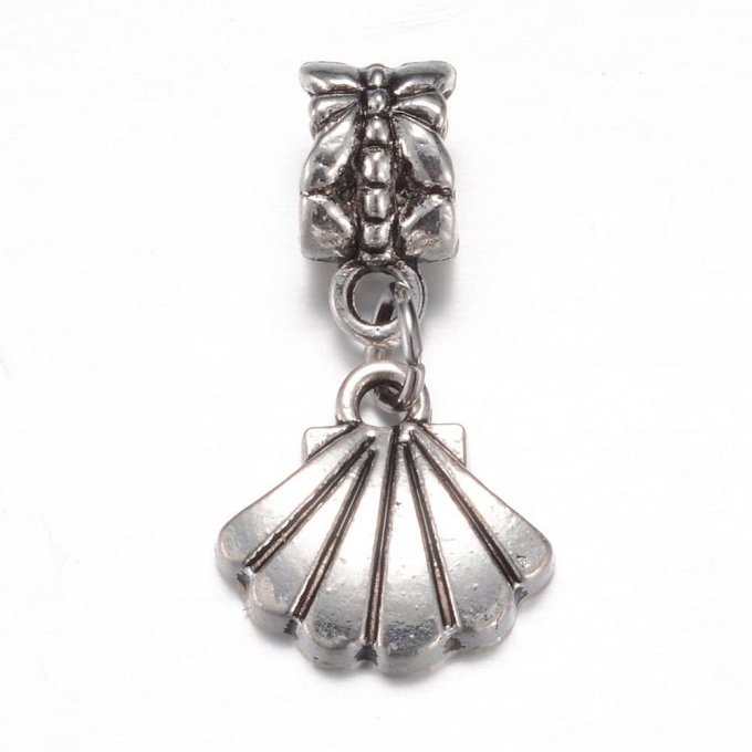 Pendentifs pour bracelet type Pandora  coquillage