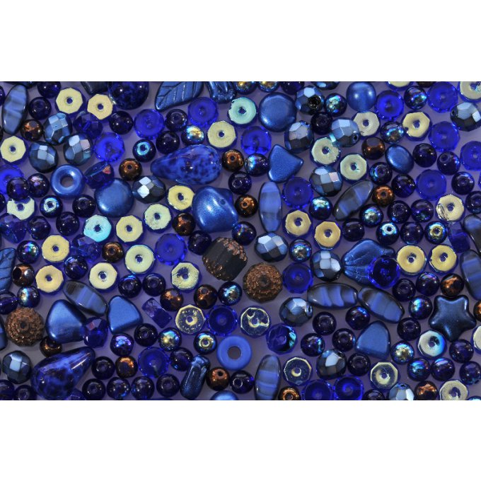 Pressed Bead Mixes Dark blue (30g)