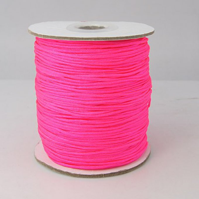 Fil nylon Ø 1.5mm rose foncé