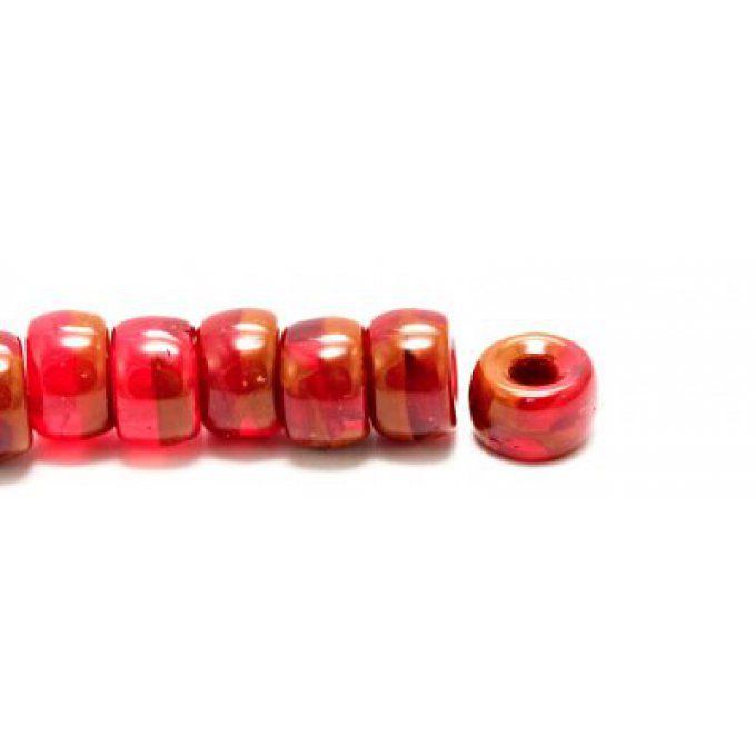 Roller bead 9x6.5mm "grand trou"  couleur s0380