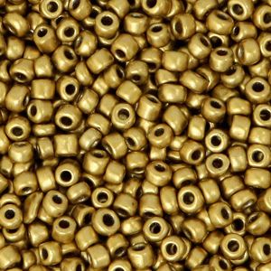 Rocaille 3mm couleur Or métallique (x20g) 