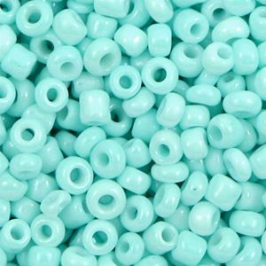 Rocaille 4mm couleur Aqua blue radiance   (20g)