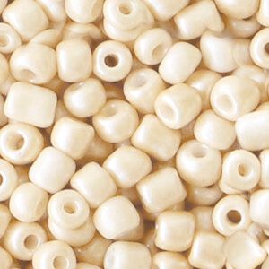 Rocaille 4mm couleur Beige lin  (20g)