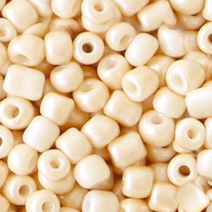 Rocaille 4mm couleur Beige soleil   (20g)