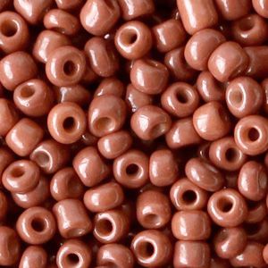 Rocaille 4mm couleur Cedar brown  (20g)