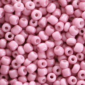 Rocaille 4mm couleur Rose profond  (20g)