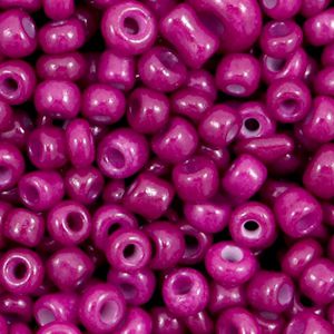 Rocaille 4mm couleur Rouge violet purple   (20g)
