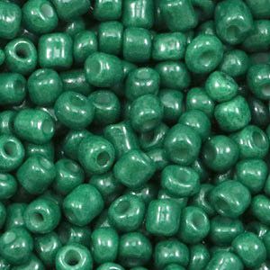Rocaille 4mm couleur Vert hunter  (20g)