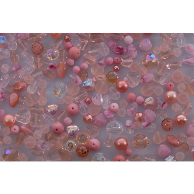 Pressed Bead Mixes Light pink (30g)