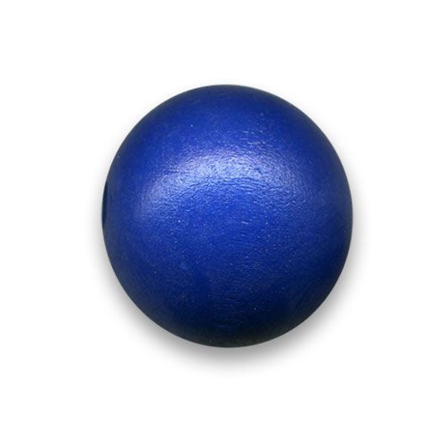 Perle ronde en bois Ø 25mm couleur marine