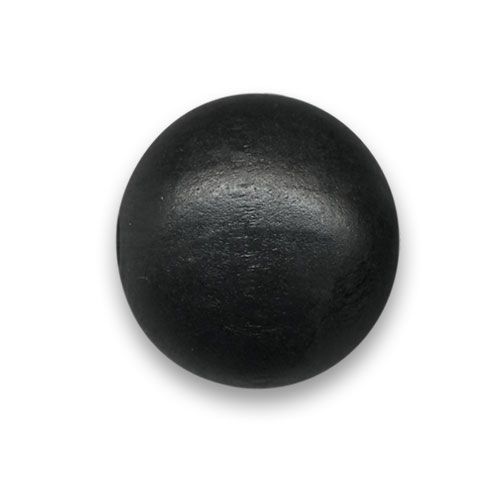 Perle ronde en bois Ø 25mm couleur noire