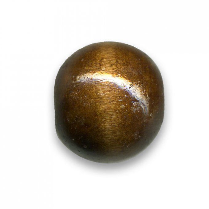 Perle ronde en bois Ø 25mm couleur teintée bois
