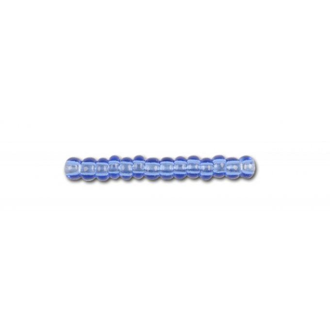 Rocaille en verre de Bohème  5.6mm  3/0  light sapphire  (x20g)  