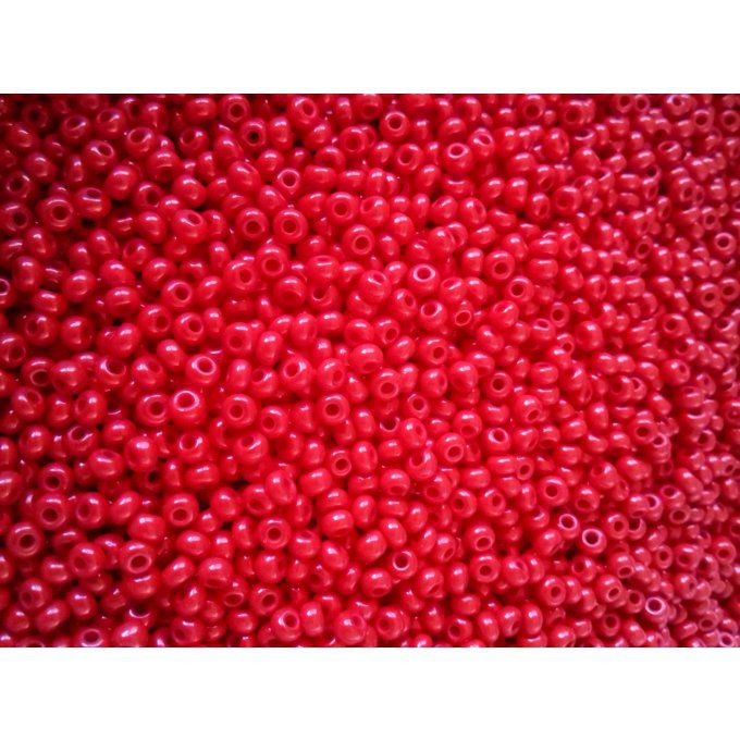 Rocaille Preciosa  8/0  Opaque red (x20g)