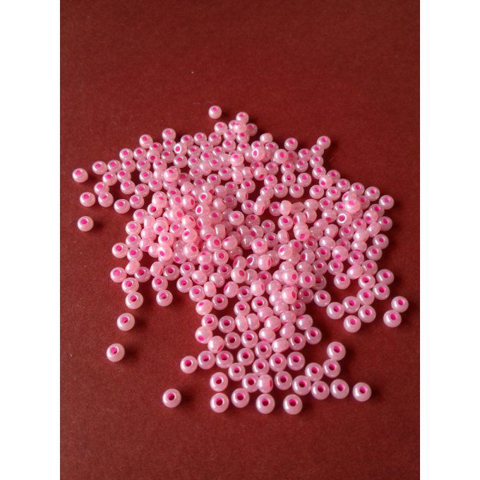 Rocaille Preciosa  8/0  Pink ceylon (x20g)