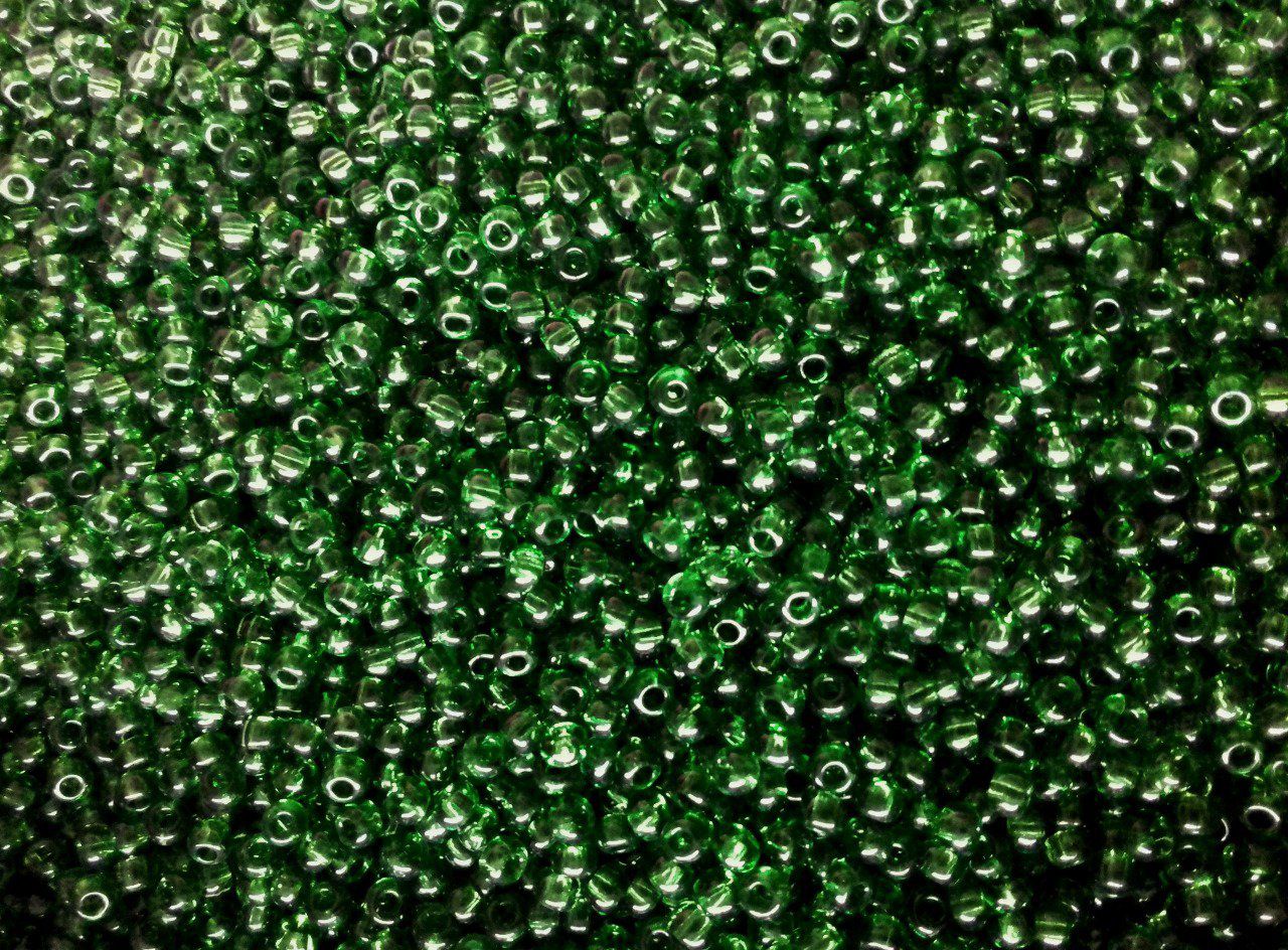 Rocaille Preciosa  8/0  Transparent green (x20g)