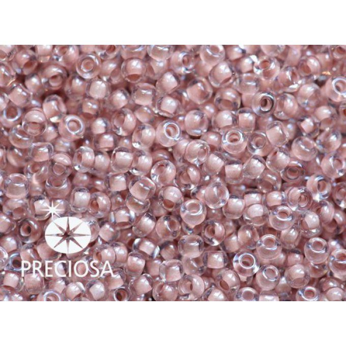 Rocaille Preciosa  11/0  Terra color lined Crystal (x20g)