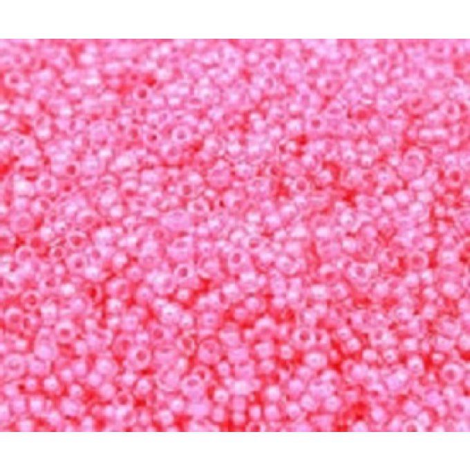 Rocaille Preciosa  11/0  Crystal luster hot pink  (x20g)
