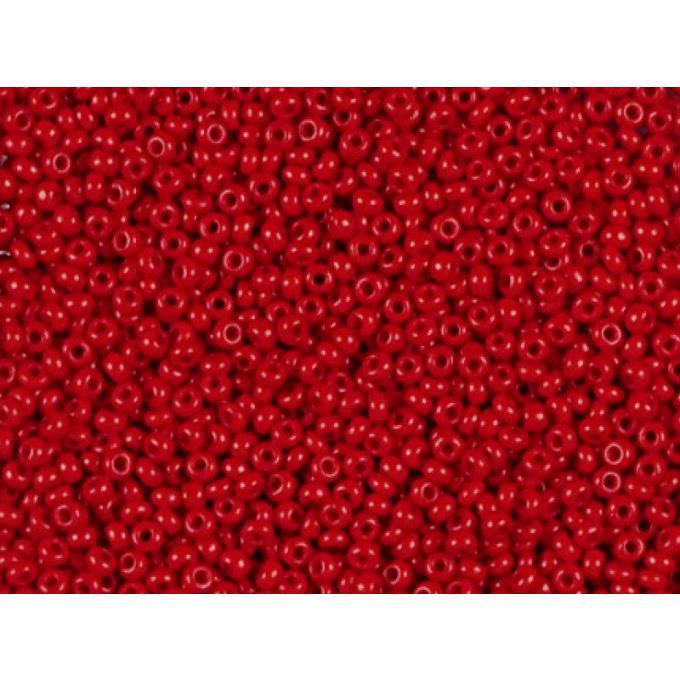Rocaille Preciosa  11/0  Opaque red (x20g)