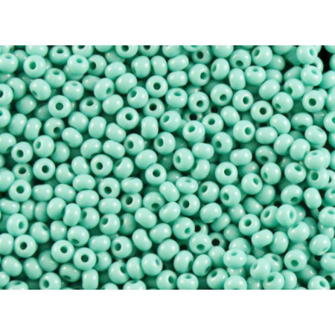 Rocaille Preciosa  11/0  Opaque (green) turquoise (x20g)