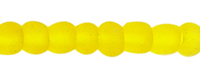 Rocaille 4mm,givrées, jaune (20g)