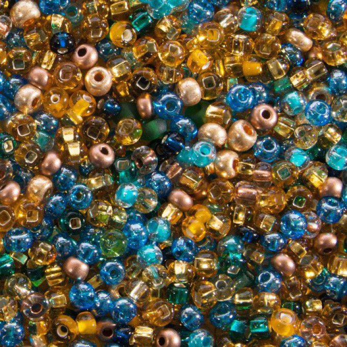 Rocaille Bead Mixes mélange  Shiny Sky (x20g)