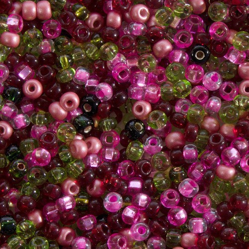Rocaille Bead Mixes mélange  Strawberry  (x20g)