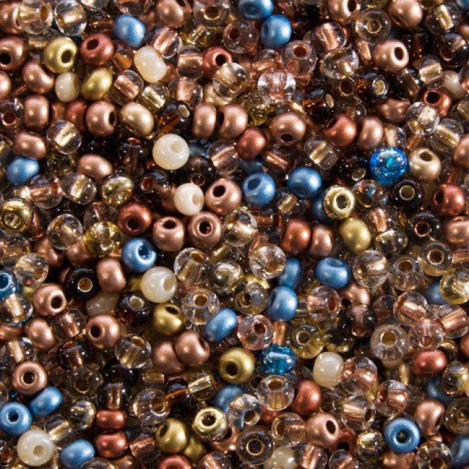 Rocaille Bead Mixes mélange  Sunset Artic (x20g)