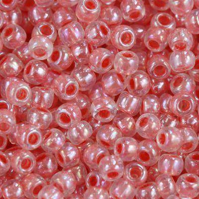 Rocaille  Toho taille 11/0 inside-color rainbow crystal/salmon-l (x10g) 
