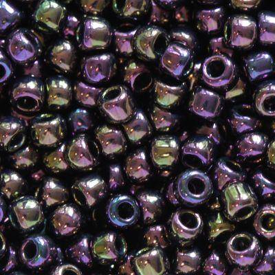 Rocaille  Toho taille 11/0  metallic iris purple  (x10g) 